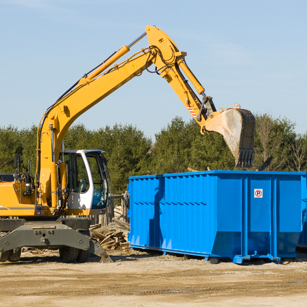 how many times can i have a residential dumpster rental emptied in Skippers